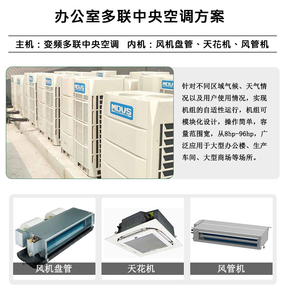 辦公樓中央空調(diào)安裝