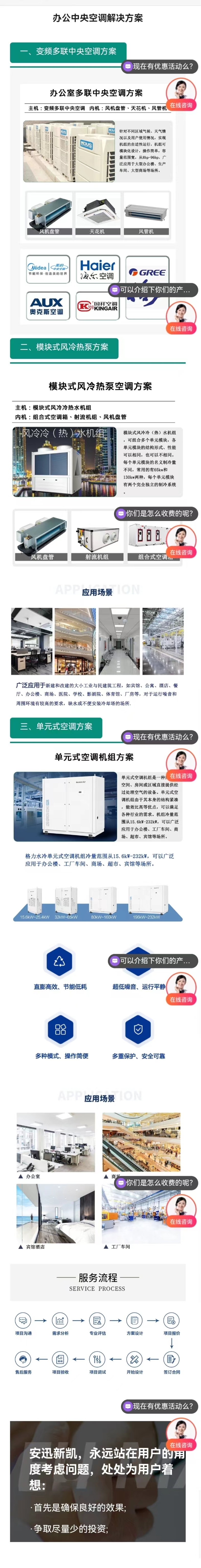 辦公樓中央空調(diào)安裝